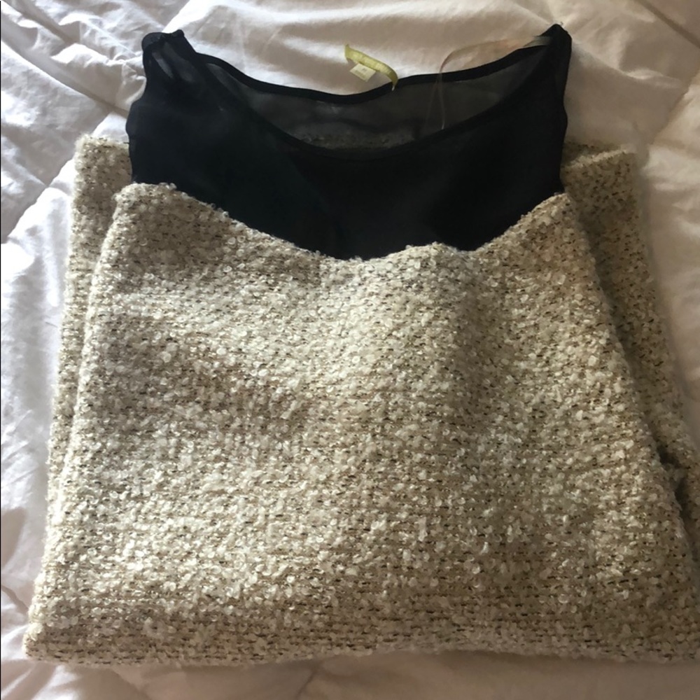 Sheer top sweater
